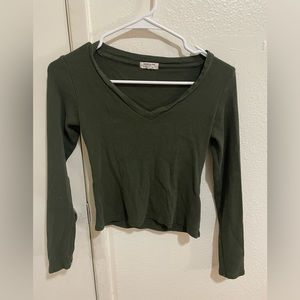 Heart and hips green long sleeve
